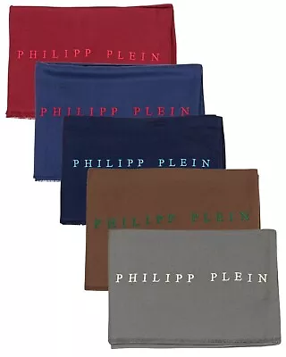 Scarf Philipp Plein SA64VIPP650 Man Woman Stole Foulard Choose Colour • $167.72