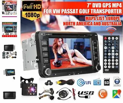 $160 • Buy 7  2 Din Car Multimedia Player Stereo Radio Autoradio DVD Player GPS For VW Golf