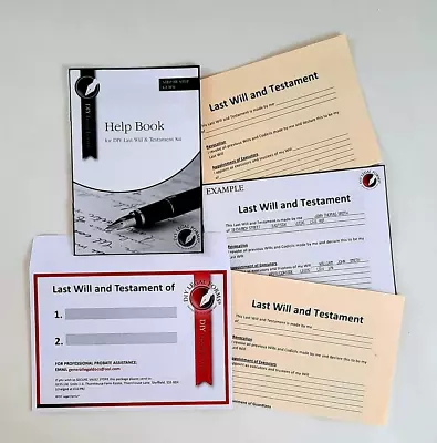 £9.80 • Buy Last Will And Testament Kit 2022-23 UK, Super Value Edition, Simple To Do, Up To