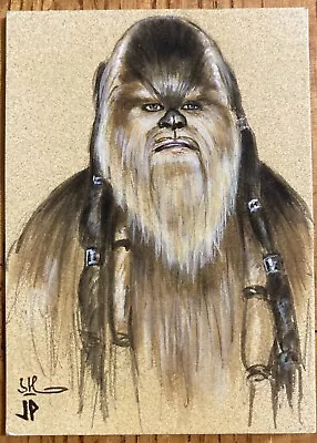 STAR WARS PSC Sketch Card By Potratz & Hai CAPTAIN MERUMERU Wookie Chieftain • $9.99