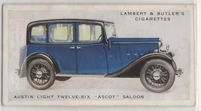£6.11 • Buy Austin Ascot Saloon De Luxe Classic British Auto Car 1934 Trade Ad Card