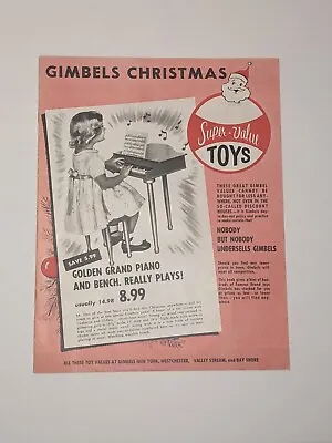 Vintage 1950's GIMBELS Toy Catalog Christmas Edition • $50