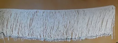 New 9  Chainette Fringe White 45  Piece  Costuming Raw Goods   • $10.99