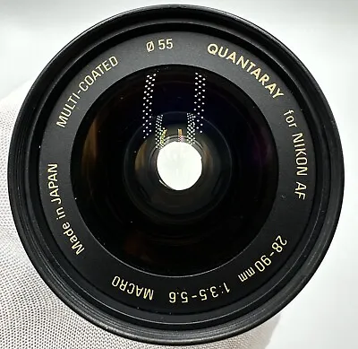 Quantaray 28-90mm D F3.5-5.6 Aspherical Zoom Lens Macro For Nikon AF SLR Cameras • $25.50