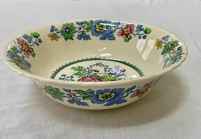 Vintage Mason's Strathmore England Flower Basket Ironstone China Serving Bowl  • $36