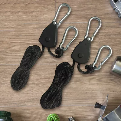 Ratchet Locking Hanger 1/8 Lift Pulley 1/2/4/6/8/10/12/14/16pcs Sky Curtain Tent • $9.39