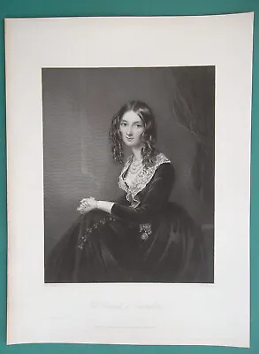 COUNTESS OF CHESTERFIELD Of Queen Victoria Royal Court - SUPERB 1840 Print • $44.95