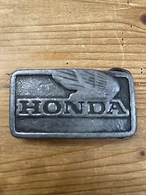 Vintage 1976 Honda Wings Belt Buckle - Indiana Metal Craft- Modified See Picture • $14.99