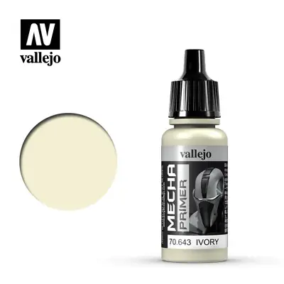 Vallejo Mecha Color 70.643 Primer Ivory Primer 17ml Bottle • $4.09