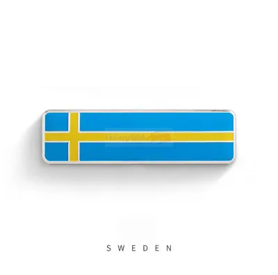 SWEDEN SE Sverige Badge Metal Side Rear Emblem Decals Sticker Car For Volvo Saab • $7.98