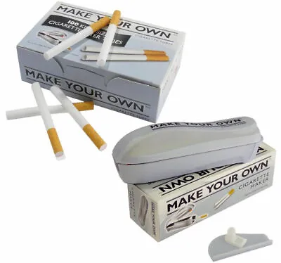 MAKE YOUR OWN KING SIZE FILTER TUBES CONCEPT With CIGARETTE MAKER MACHINE • £8.95