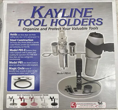 $43.99 • Buy Kayline Styling Tool Holder PB5-E #965426 Holds Dryer & 3 Curling Irons Black