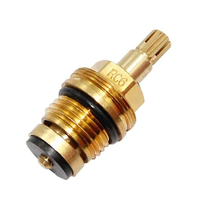 £5.69 • Buy Replacement Brass Rubber Tap Cartridge Valves Rc6 Gland Insert - Each