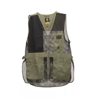 BROWNING Men's Trapper Creek Mesh Breathable Shooting Vest - All Colors & Sizes • $51.15