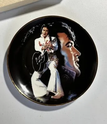 Collector Plate THE KING ELVIS PRESLEY First In Series By Susie Morton W/box • $20.41