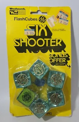 $27.07 • Buy Vintage GE Flash Cubes Six Shooter Old Stock 