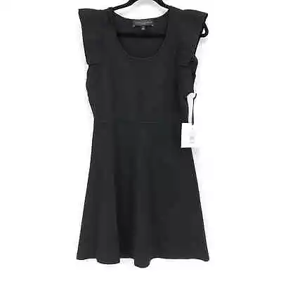 Victoria Beckham For Target Dress Women's Size Medium Black Fit & Flare Ruffles • $29.97