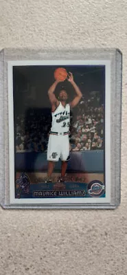 2003-04 Topps Chrome #151 Maurice Williams RC JAZZ! Mo Williams • $2