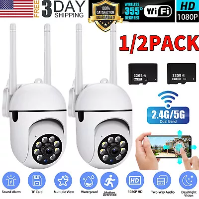 $14.98 • Buy Wireless Security Camera System Outdoor Home 5G Wifi Night Vision Cam 1080P HD