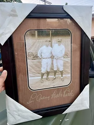 Babe Ruth And Lou Gehrig - Plate Signatures • $30