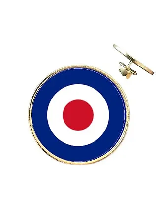 RAF Roundel 26mm Metal Lapel Domed Pin Badge • £4.99