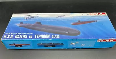 DML Submarine U.S.S. Dallas Vs Typhoon Class. 1:700 Scale  - Preowned • $14