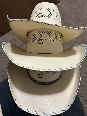 3 For 1: Charlie 1 Horse Girls' Straw Cowboy Hats Natural • $59