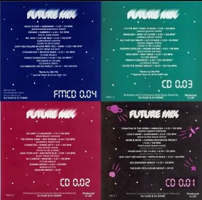 Future Mixx DJ Remix Set Of 8 SEALED-FREE REMIX CD W/PURCHASE • $155