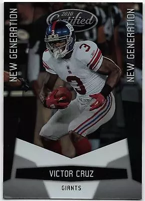 2010 Panini Certified Victor Cruz #270 Rookie   RC SN999 New York Giants • $3.99