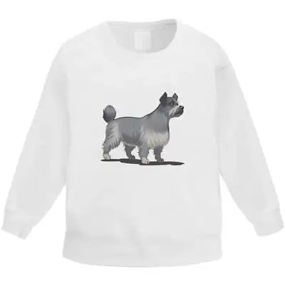 'Miniature Schnauzer' Kid's Sweatshirt / Sweater / Jumper (KW044249) • $16.41