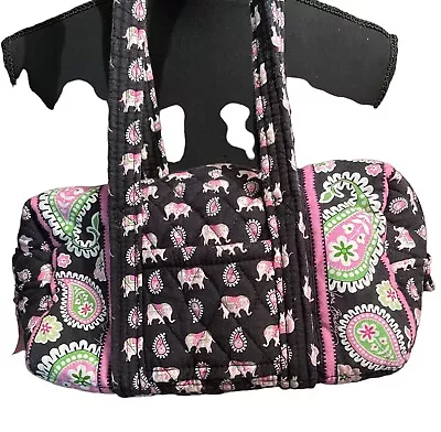 Retired Vera Bradley Pink Elephant Purse Shoulder Bag • $24.99