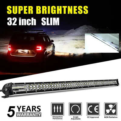 32inch 1080W LED Work Light Bar Combo Boat For Offroad Lamp PK 30/34 • $46.98