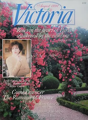 ROSES IN THE HEART OF PARIS August 1992 VICTORIA Magazine • $7
