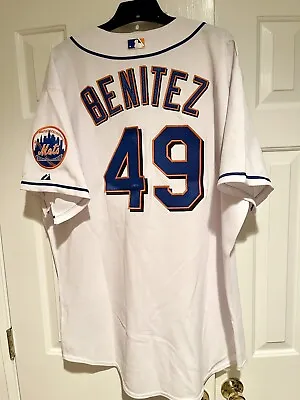 Armando Benitez Game Used Worn New York Mets Home White Jersey Steiner COA • $299.99