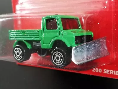 Majorette Mercedes-Benz Unimog Snow Plough / 200 Series / Movers / # 259 • $17.50