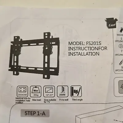 Slim Tilt Led Lcd Tv Bracket For Samsung Sontlgpanasonic 23-42  22t *d27 • £9.99