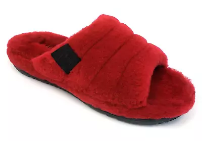 UGG Fluff You Men's Slippers Wool & Sheepskin Slides Samba Red Size 11 • $34.99