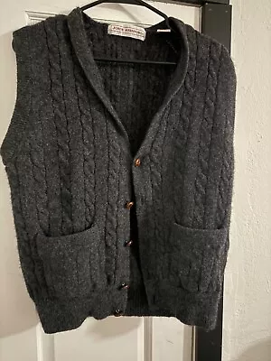 John Ashford 100% Wool Sweater Vest Size Large • $25