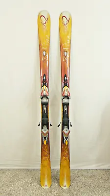 153 Cm K2 T:Nine Burnin Luv Twin-Tip Women's Skis W/ MARKER Intergrated Bindings • $219