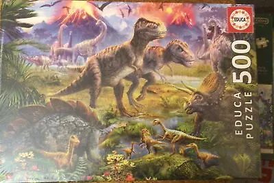 Sealed Dinosaur Puzzle 500 Pieces • £7.99