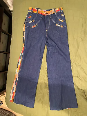 Vintage 70’s Patchwork Denim Jeans / Pants - Laura Accessories • $285