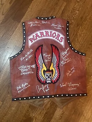 11 SIGNATURES! The Warriors Movie Signed Genuine Leather Vest Autographed Mezco • $550