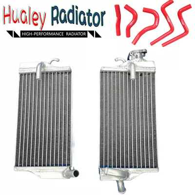 Aluminum Radiator+Hoses Fit 2004 Honda CR125 CR125R CR 125R CR 125 2-stroke • $81