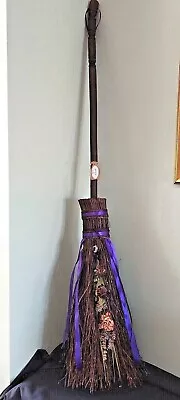 Dark Witch Broomstick Adults Besom Broom ~ Decorated For Handfasting Gift Etc • £85