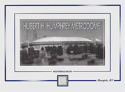 Hubert H. Humphrey METRODOME Piece Of The ROOF FABRIC Minneapolis MN Vikings • $17.95