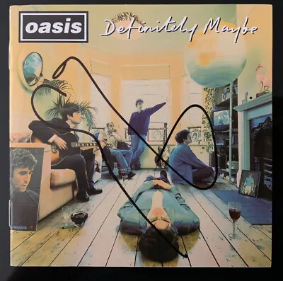 Noel Gallagher Signed Oasis CD “Definitely Maybe” • £199.99
