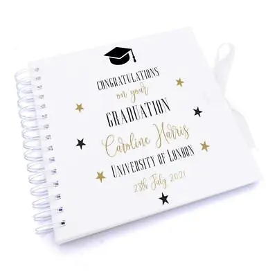 £13.99 • Buy Personalised Congratulations On Your Graduation Scrapbook Photo Album UV-162