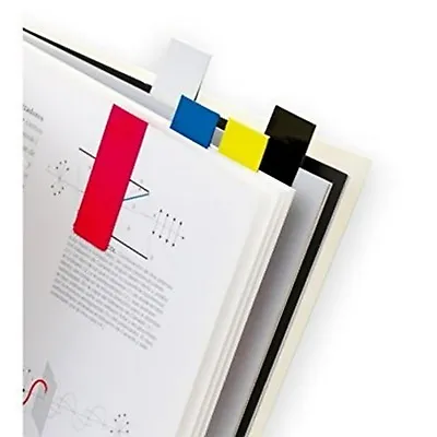 5 X Magnetic Colourful Bookmarks Set Of 5 Assorted Page Note Markers • £3.79