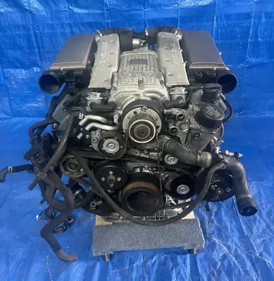 2005 MERCEDES S55 W220 SEDAN COMPLETE ENGINE MOTOR BLOCK AMG 5.4L 136K Miles • $4300