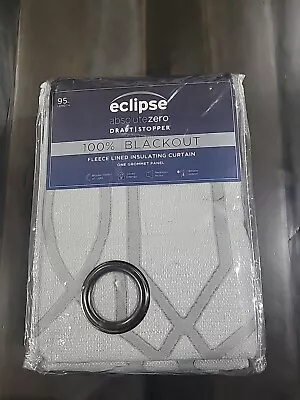 50 ×95  Eclipse  Absolute Zero Blackout .1 Panel Light Gray/Dove  • $22.99